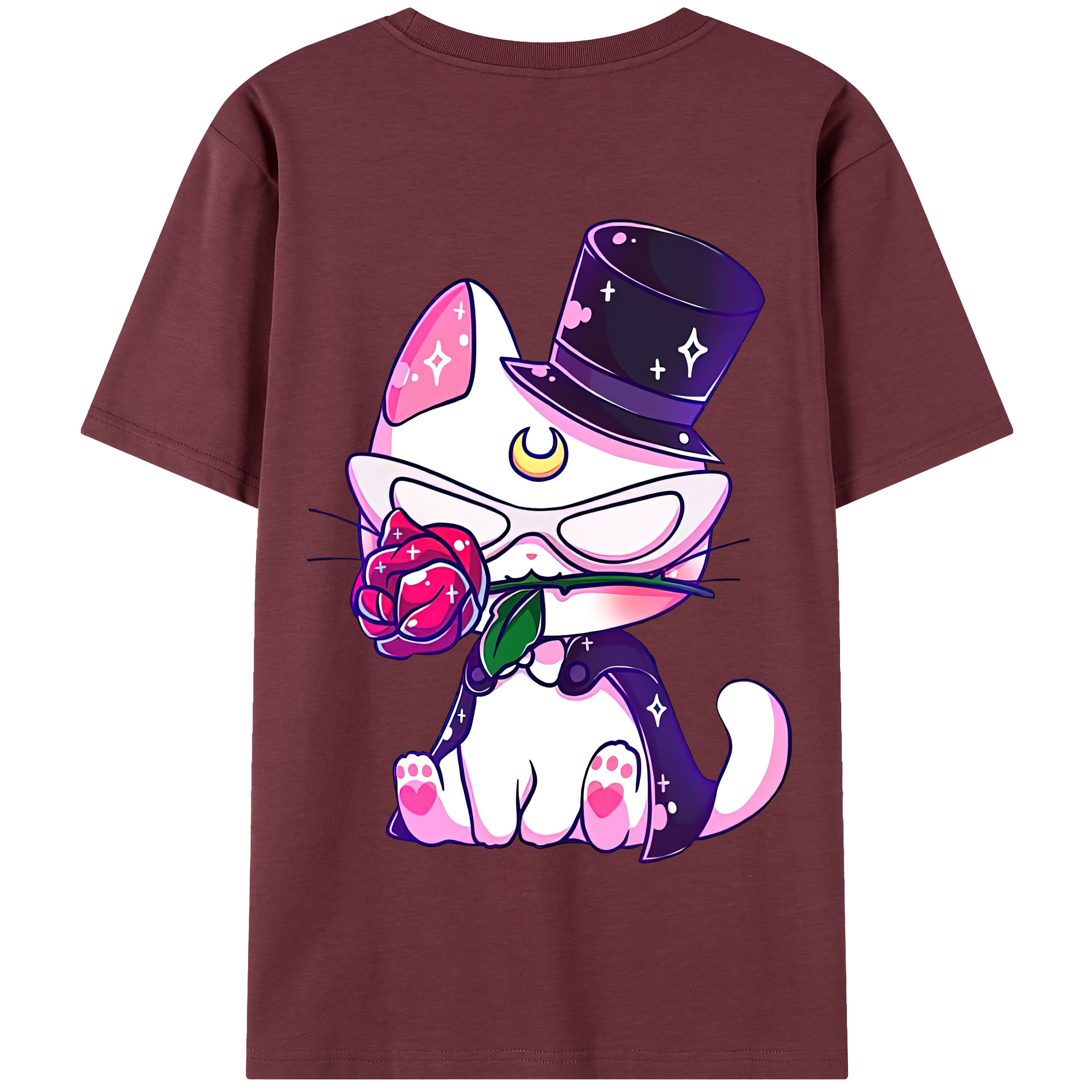（画像用） 美少女戦士セーラームーン Sailor Moon 綿100％半袖Tシャツ（背面プリント）